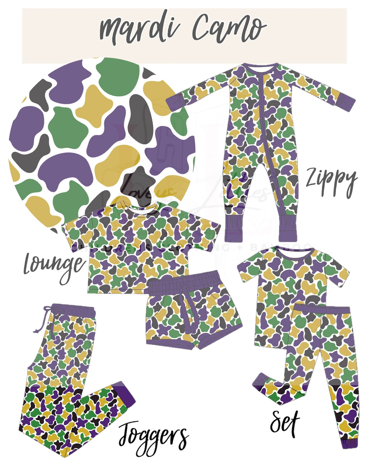 Mardi Camo BAMBOO - PREORDER ETA JAN