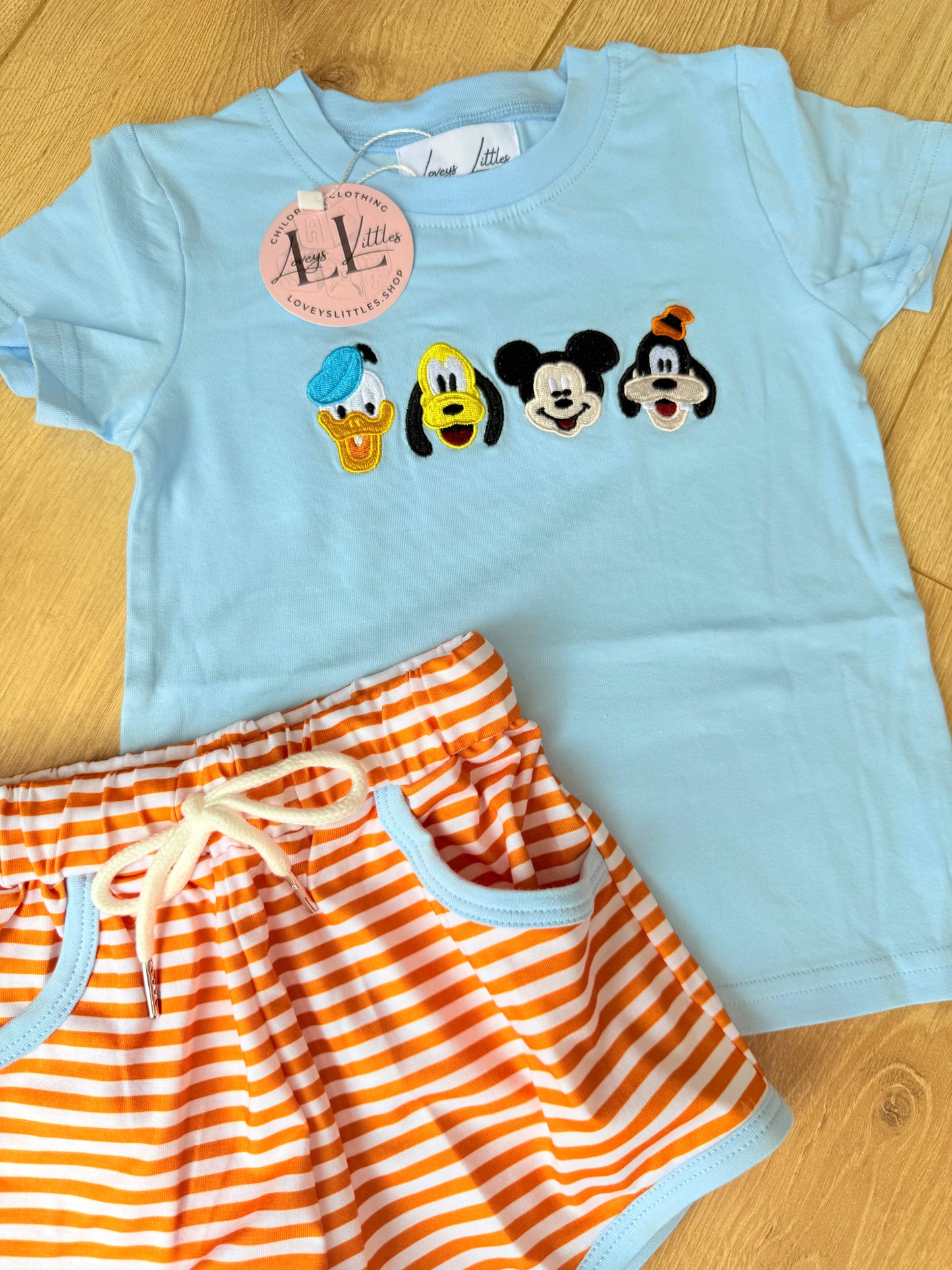 Blue and Orange Boy Mouse pals Set