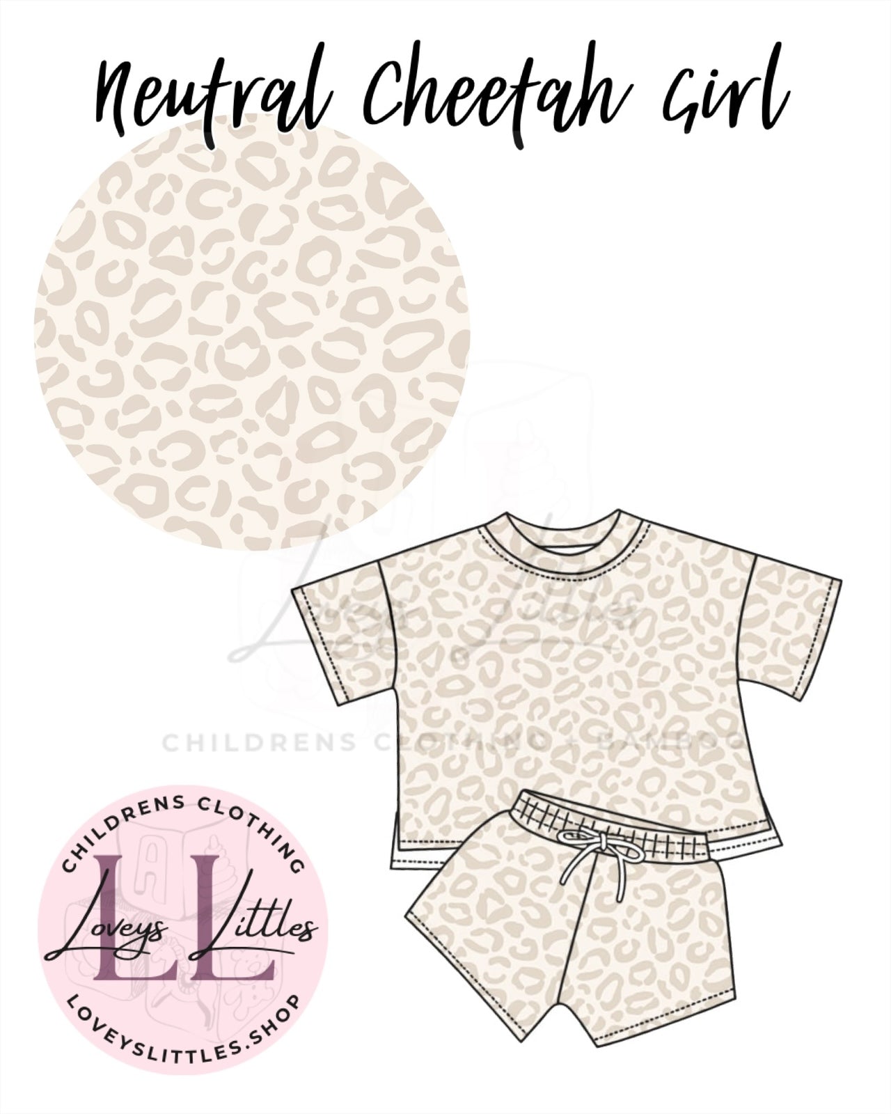 WAFFLE KNIT (CHEETAH) SETS PREORDER - ETA JUNE