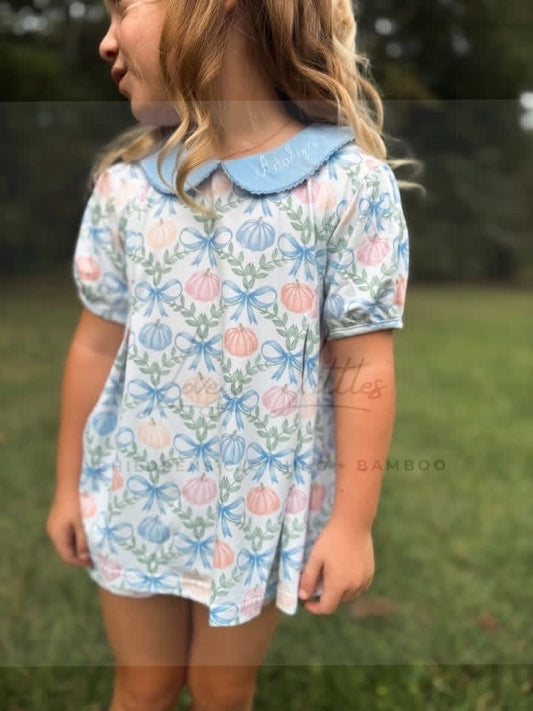 Preppy Pumpkin Bloomer Set