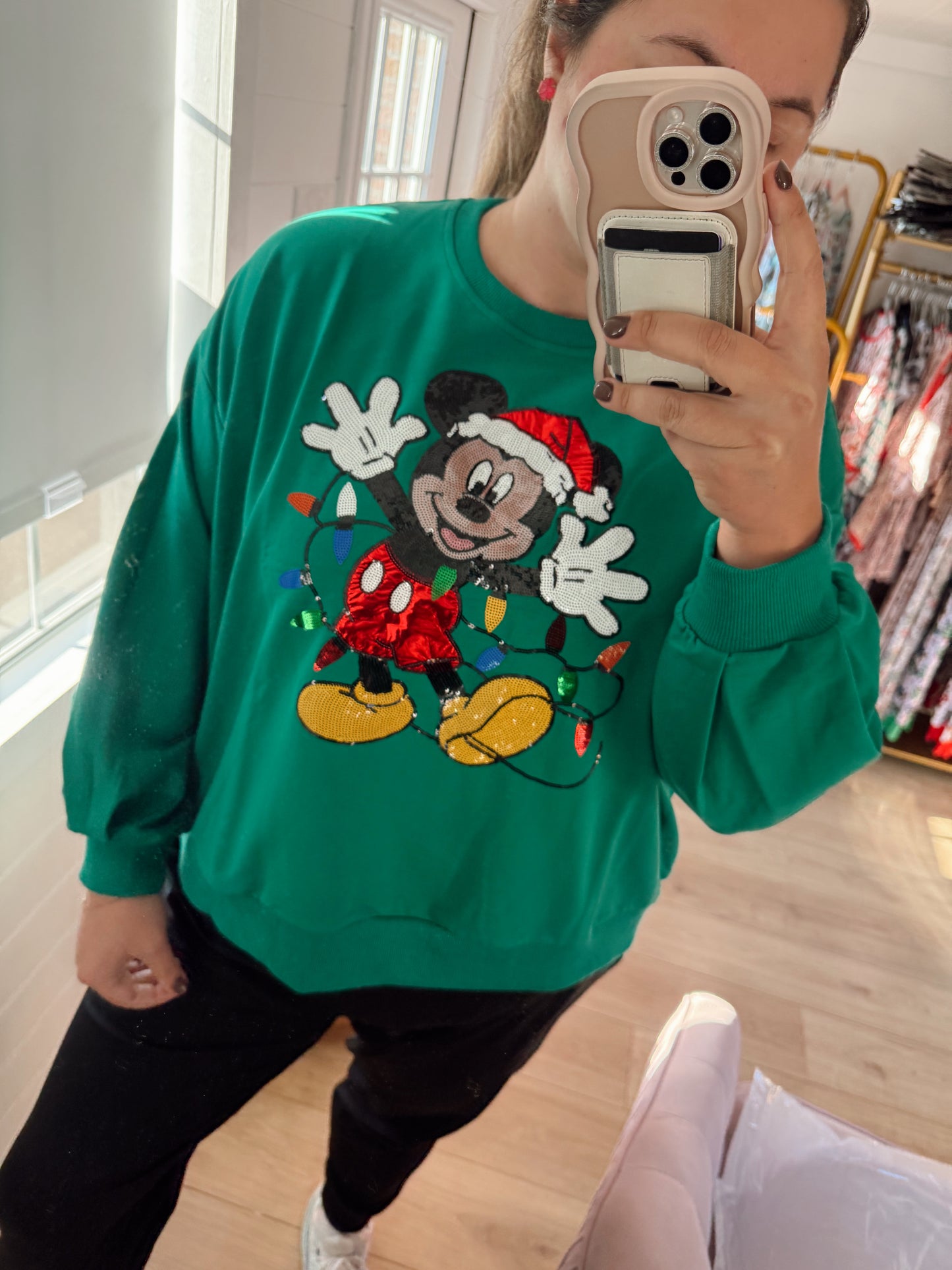 Christmas Mouse Sweatshirt