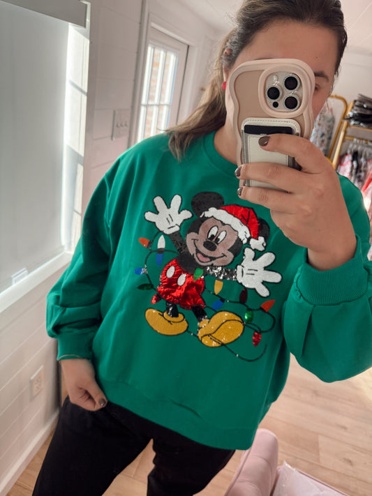 Christmas Mouse Sweatshirt