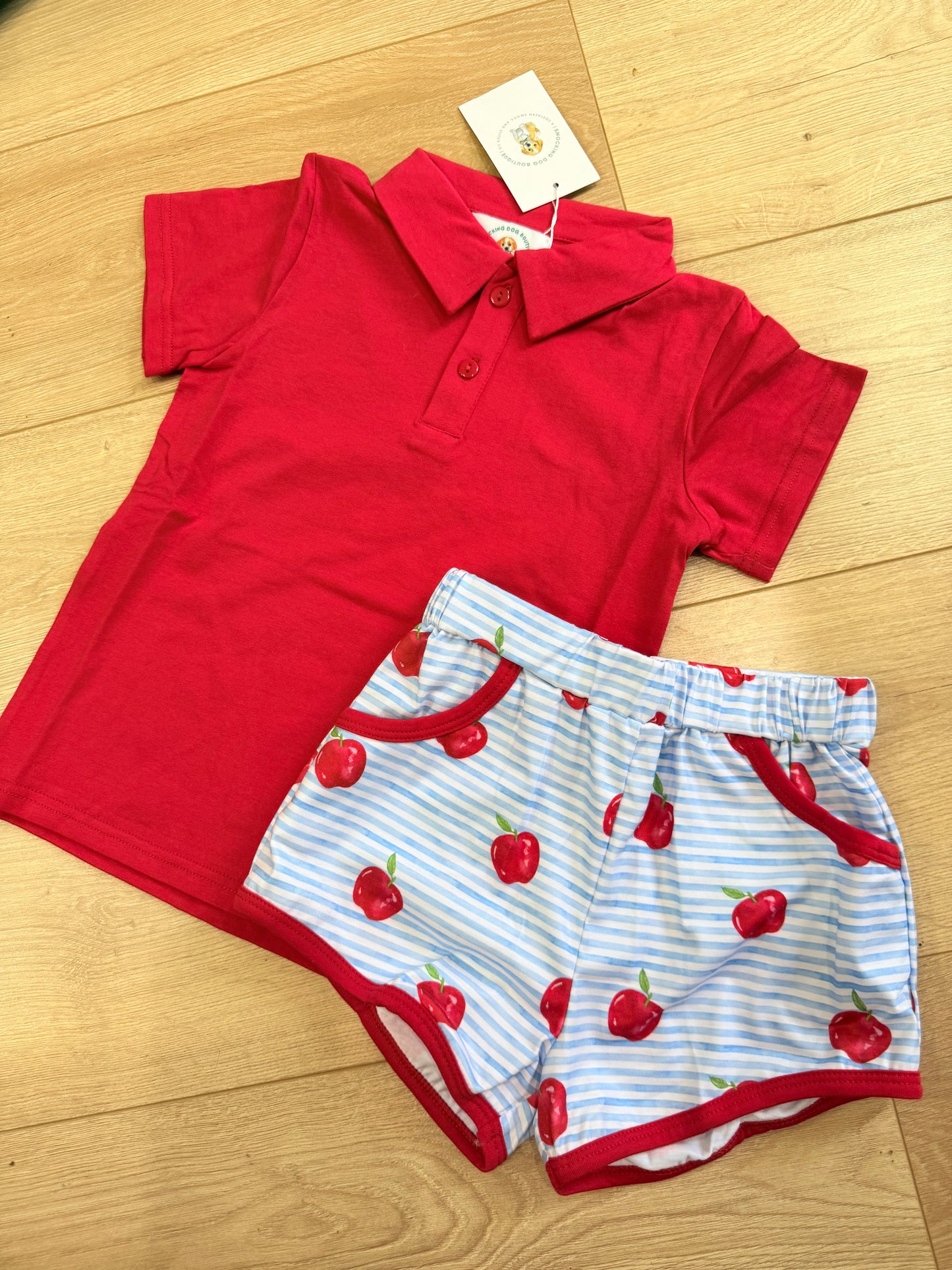 Apple Of My Eye Short Set
